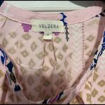 Velzera  Pink Floral Boho Sleeveless Tunic Top in medium Photo 4
