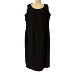 Jessica Howard  Black Two Piece Sleeveless Dress With Jacket-Size 18 Photo 3