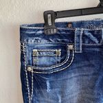 Miss Me  Boyfriend Capri Distressed Denim Jeans Photo 1