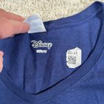 Disney Jasmine Magic Carpet Ride V Neck T Shirt Navy Blue Women's XXL Photo 3