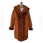 Kensie Teddy Bear Faux Shearling
Coat Rust Color, Reversible, Cozy, Shaggy, Warm Photo 4