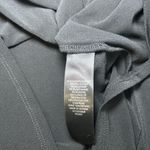 Adrianna Papell Black Ruffle Detail Top XL Heart Mesh Yoke Top Blouse Photo 5