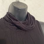 Women’s size S/M black turtleneck, tank top, with ear loops for masking. Photo 1
