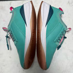 Women's Clove Pacific Palm Sneakers Nurse Healthcare Shoes 8.5 Teal and Pink Green Photo 2