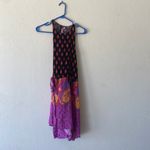 Free People sleeveless black purple dress XS Photo 2