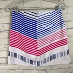 Lady Hagen NWOT Striped Mini Golf Skort Skirt 0 Hot Pink Black Blue Photo 1
