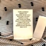 New York & Co. .|| Black/white striped dot collared button down long sleeve top Photo 11