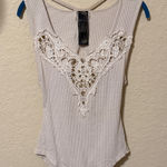 Free People  New Romantics Chic Lace-Accent Women's Tank Top large Photo 0
