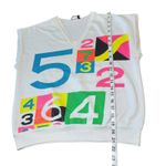 Vintage Variety USA Crewneck Short Sleeve Colorful Graphic Sweatshirt Medium White Photo 7