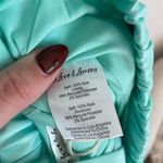 For Love & Lemons Aqua Blue Satin Marie Mini Skirt Photo 5