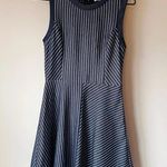 BCBGeneration  Sleeveless Stripe Flare Denim Dress – Size 8 Photo 1