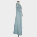 Tuckernuck  Pomander Place Clarissa Belted Jersey Maxi Dress Slate Blue Medium Photo 7