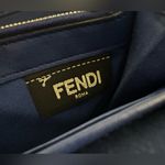Fendi Authentic  continental‎ blue leather wallet Photo 10