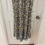 Mac Duggal 4316D Long Sleeve Beaded Formal Black Tie Evening Gown Platinum Gold Photo 13