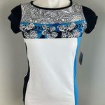 Women’s Bollé Moisture Wicking Activewear Short Sleeve Top Small White Photo 0