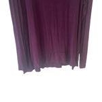 LOGO By Lori Goldstein LOGO Lori Goldstein Women's Size Medium Dark Purple Long Sleeve Soft V Neck Top Photo 2