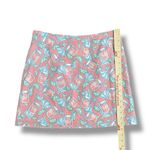 Vineyard Vines  Pink Cocktail Print A-Line Skirt Size 8 Cotton Stretch Photo 3