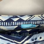 J. McLaughlin Nicola Dress Lekha Geo Stripe Tiered Layered Catalina Cloth Soft Photo 5