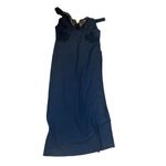 ZARA NWT  LACE MIDI SLIP DRESS black size large Photo 5