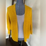 Mine Dolman Sleeve Open Front Knit Cardigan Size M Yellow Size M Photo 2