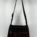Fossil Vintage  Crossbody Bag Handbag 75082 Multi-Compartment Brown Leather OS Photo 1