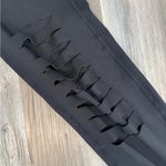 Zenana Outfitters  Black Laser Cut Leggings NWOT Photo 2