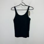 J.Crew Feather Jersey Slim Fit Tank Top Black Cotton Classic Lightweight S NWT Photo 3