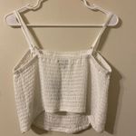 Torrid New NWT  White Gauze Smocked Crop‎ Cover-Up Cami - White - Size Large Photo 1