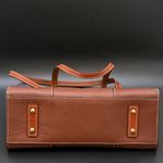 Dooney & Bourke  Brown Pebbled Leather Small Lexington Shopper Tote Shoulder Bag Photo 4