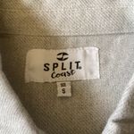 Split Coast Flannel Comfy Shacket Gray Photo 3