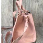 Juicy Couture  Pink Embossed Satchel with Heart Charm – Adjustable Strap Photo 3