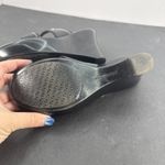 Tommy Hilfiger  Kerry Black Open Toe Platform Wedge Criss Cross Sandals Sz 7M Photo 9