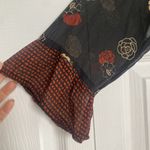 Moulinette Soeurs  Womens XS Anthropologie Black Sheer Floral Top Photo 4