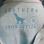 Southern Fried Cotton Southern Fried Cotton TShirt Womens Size Small Light Blue Casual Coastal Photo 5