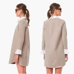 Tuckernuck Sandwhisp Dakotah Collared Layered Look Preppy Dress Size S White Photo 1