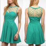 Urban Outfitters  Green Polka Dot Dress coincidence & Chance Photo 1
