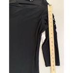 NEW Sympli Stretch Dress Womens 6 Black Going Out LBD 3/4 Sleeve Dark Romantic Photo 5