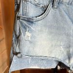 Free People Runaway Jillian Slouch Button Fly Distress Cutoff Jean Shorts Sz 27 Photo 6