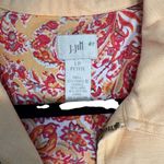 J.Jill  Petite Yellow Linen Blend Zip Up Utility Jacket Women LP Photo 2