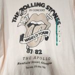 The Rolling stones world tour shirt women's medium faded Tan Photo 2