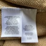 Jones New York Fitted Top Cowl Neck Sweater Brown Gold Metallic Shimmer Womens M Photo 5