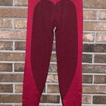PINK - Victoria's Secret Victorias Secret PINK Seamless Leggings Yoga Pants 2 Tone Red Women’s Size Small Photo 9