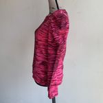 Pam & Gela Revolve  Pink Tiger Print Sweatshirt Sz P Photo 11