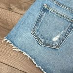 GRLFRND  Cindy Button-Fly Distressed Blue Jean‎ Cut Off Shorts Size 28 Photo 8