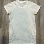 Lululemon  Swiftly Tech T-Shirt White Compression Workout Top Size 8 Photo 0