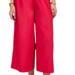 Madewell Pull-On Culottes Cotton
Poplin Watermelon Pink Womens Medium Wide Leg Photo 0