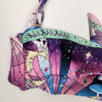 Agua Bendita  Fuzzy Bikini Top in Eter Print Pink Size 3XL NWT Adjustable Photo 3