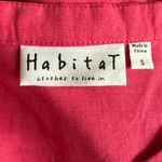 Habitat  Women’s Sz Small Pink Drop Tail Shirt New NWT Tencel Button Down Tunic Photo 2