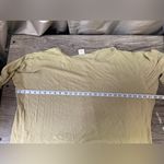 People‎ of leisure, oversized raw hem long sleeve shirt, size medium Yellow Photo 3