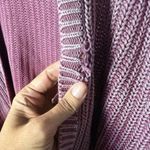 Y2K Victoria’s Secret PINK Chunky Distressed Open Pink Sun Washed Cardigan M Size M Photo 7